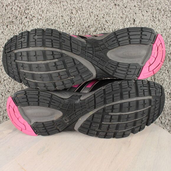 Adidas Running Shoes Womens 11 Black Pink Mesh Athletic Sneakers - Picture 9 of 11